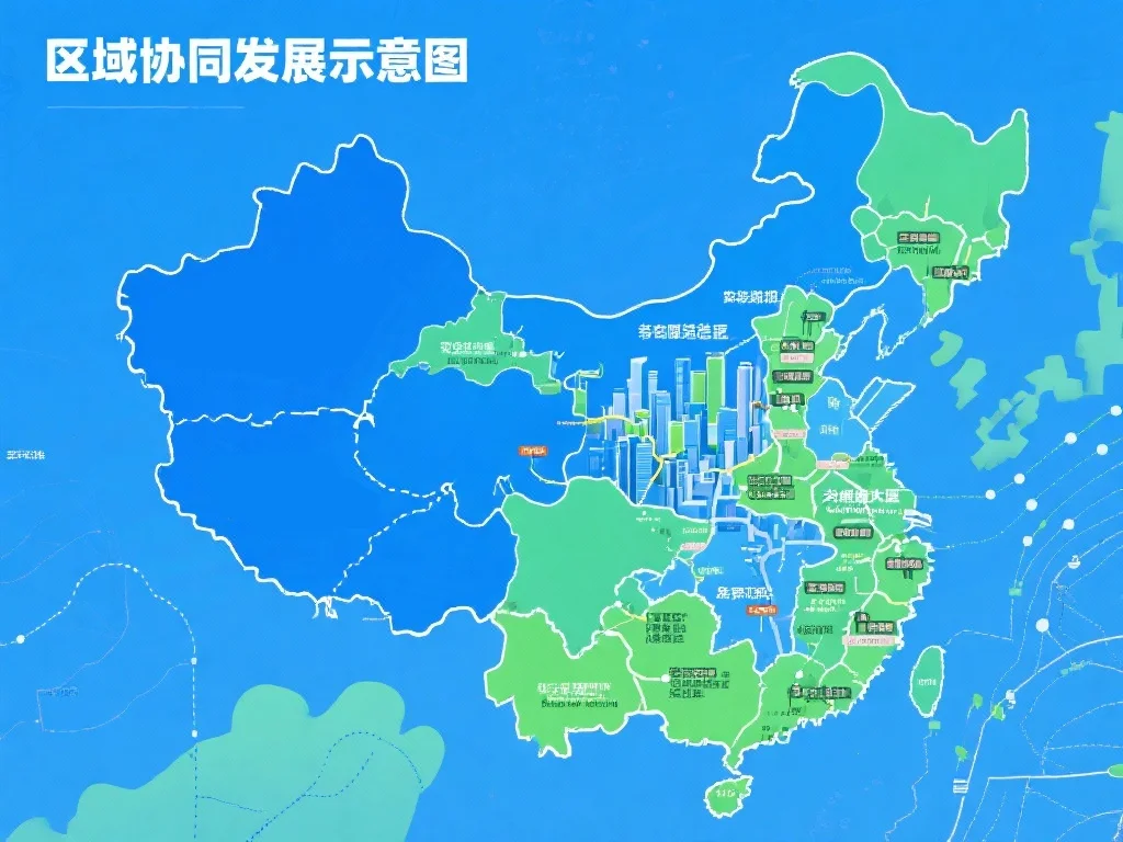 区域协同发展示意图